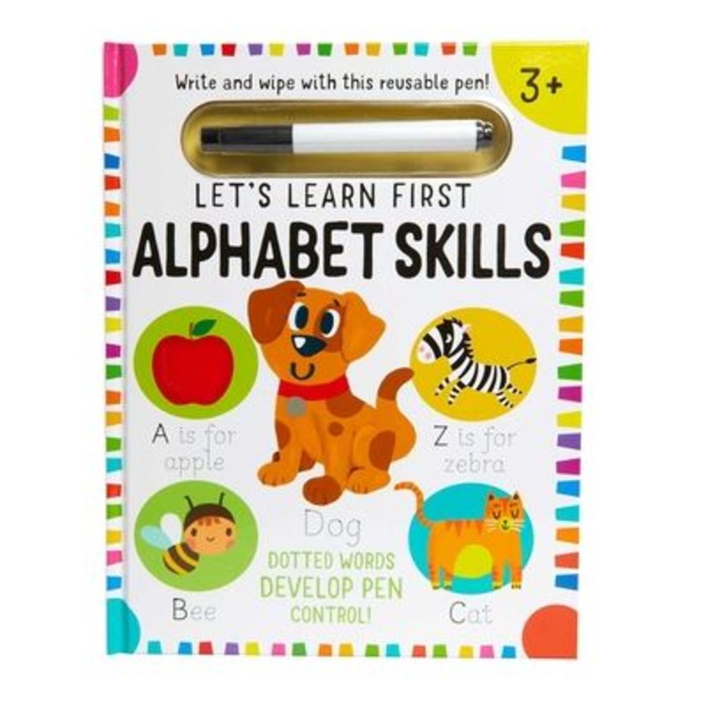 Let's Learn: First Alphabet Skills (Write and Wipe) -- Insight Editions